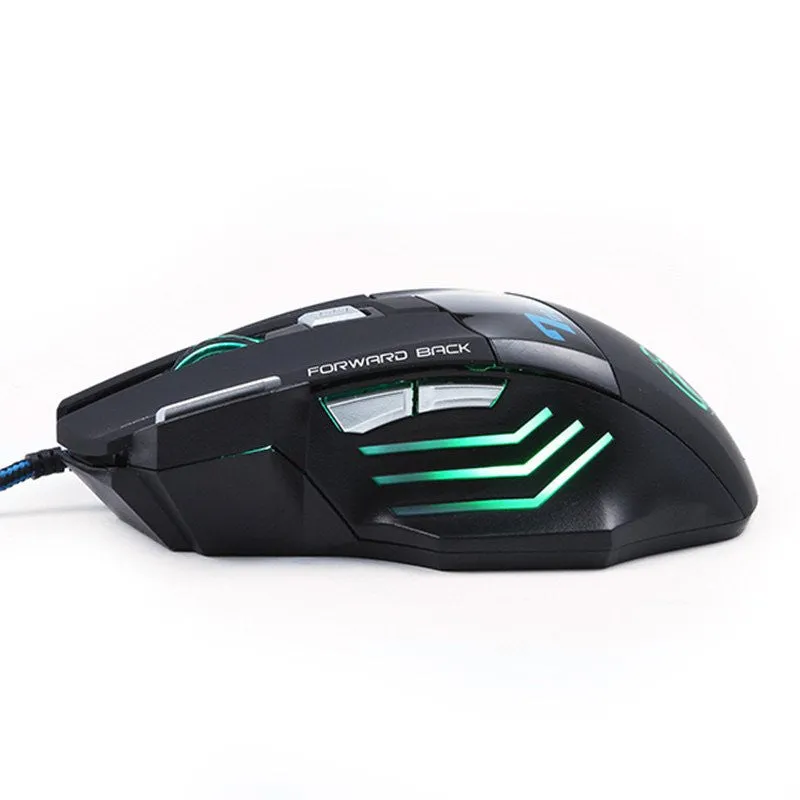 Professional Wired Gaming Mouse 7 Button 5500 DPI LED Optical USB Gamer Computer Mouse High Quality X7