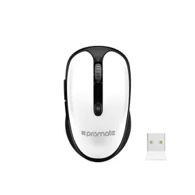 Promate 2.4GHz Multimedia Wireless Mouse Play/Pause Volume Control