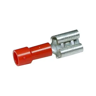 Quick Connect Female Crimp Connector - 22-18 AWG, 0.11" Tab, Pkg/1000 (1749-M)