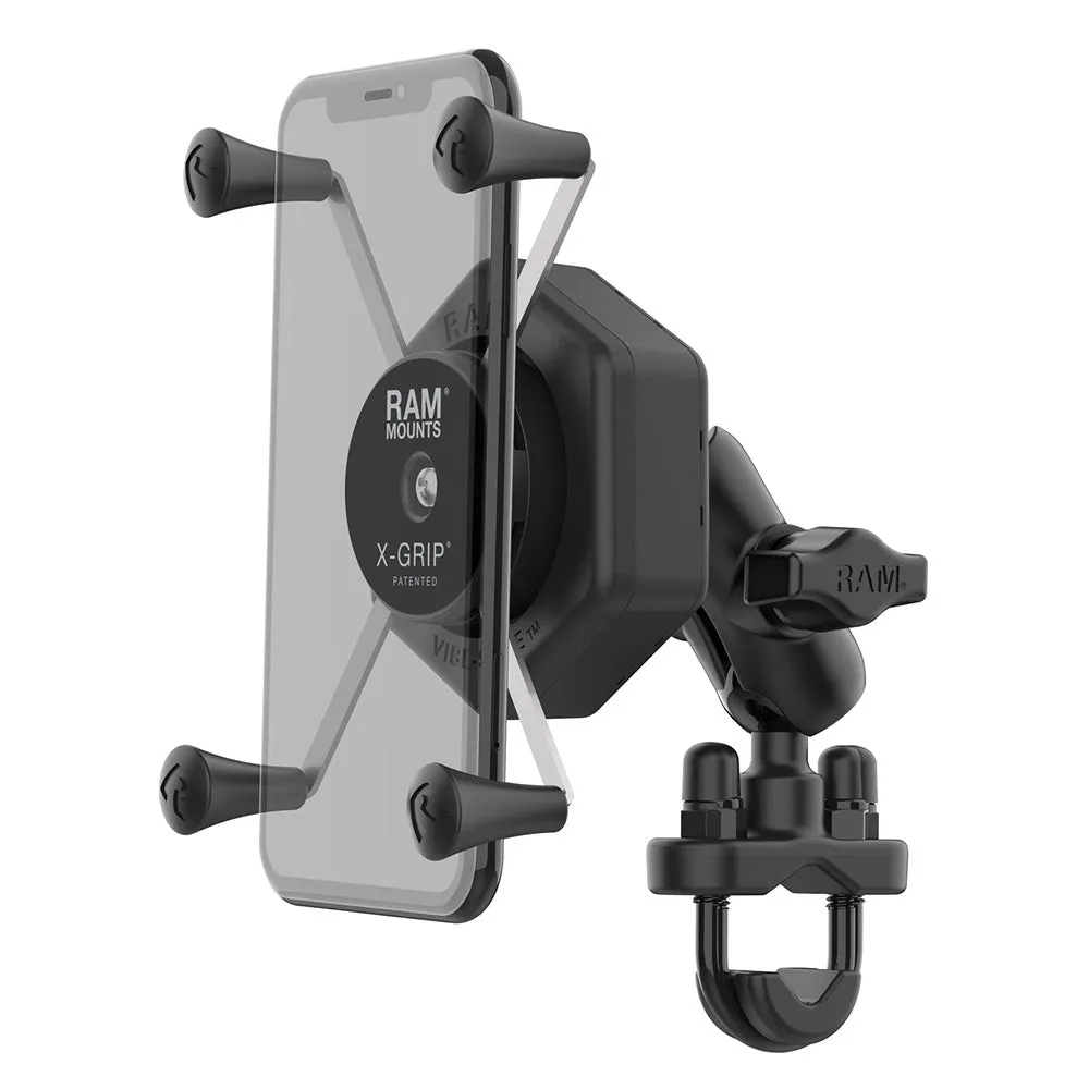 RAM Mount RAM? X-Grip? Large Phone Mount w/Vibe-Safe* & U-Bolt Base - Short