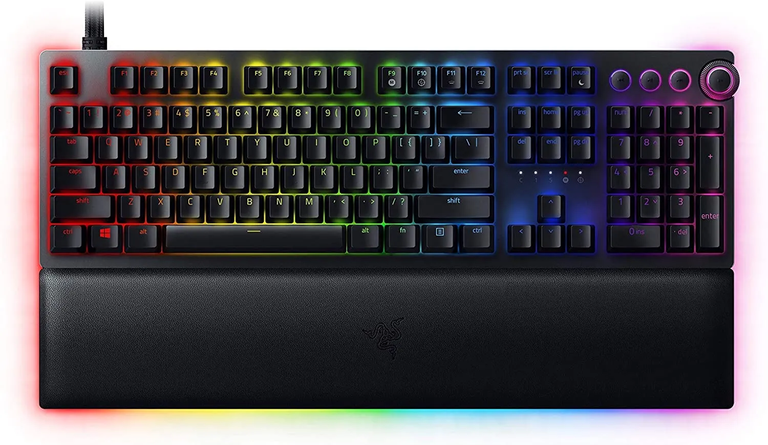 Razer Huntsman V2 (線性紅軸)光學遊戲鍵盤 RZ03-03930100-R3M1