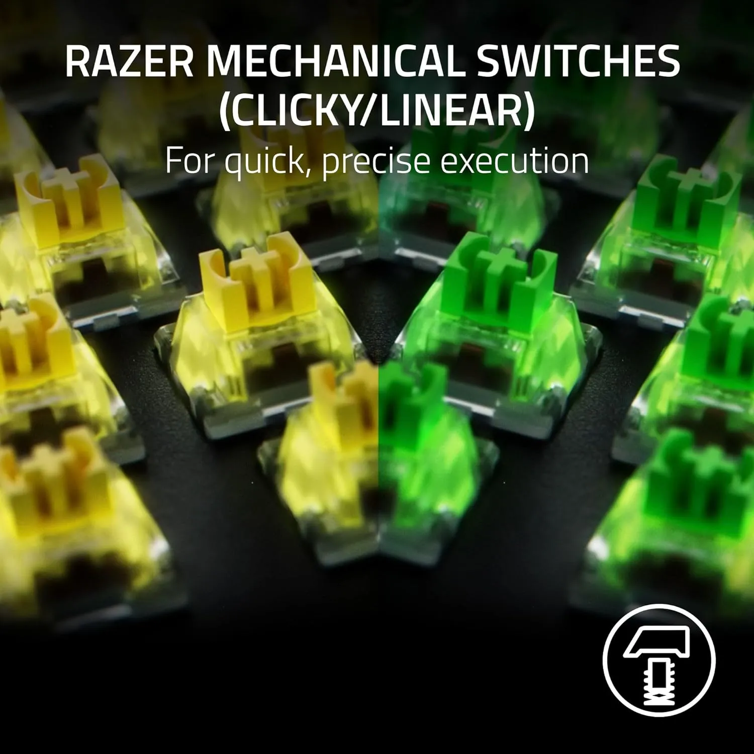 【RAZER 電競產品 – 十二月優惠】Razer BlackWidow V4 X 電競遊戲鍵盤 (英文 綠軸) RZ03-04700100-R3M1