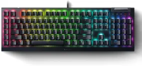 【RAZER 電競產品 – 十二月優惠】Razer BlackWidow V4 X 電競遊戲鍵盤 (英文 綠軸) RZ03-04700100-R3M1