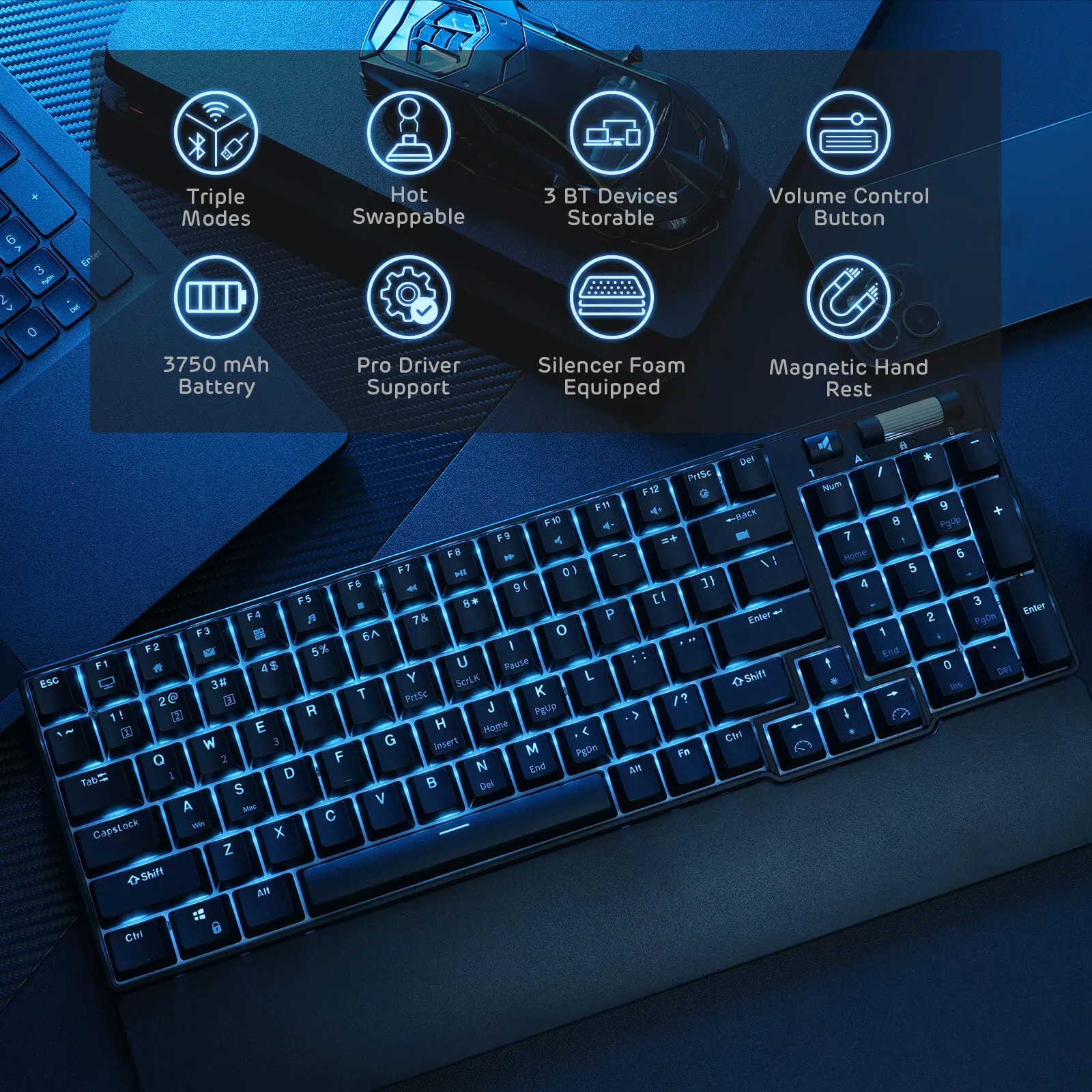 RK96 96% Wireless Mechanical Keyboard