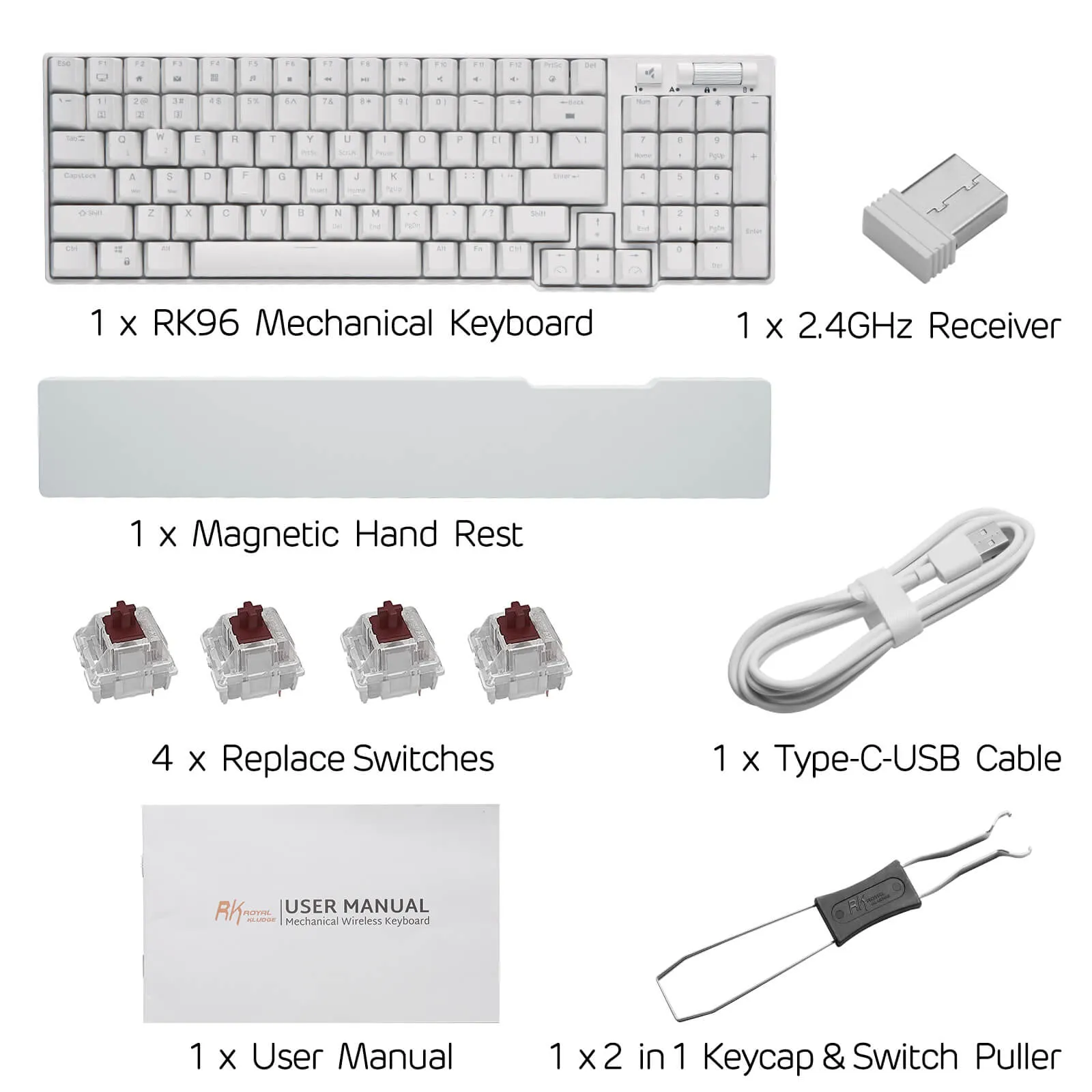 RK96 96% Wireless Mechanical Keyboard