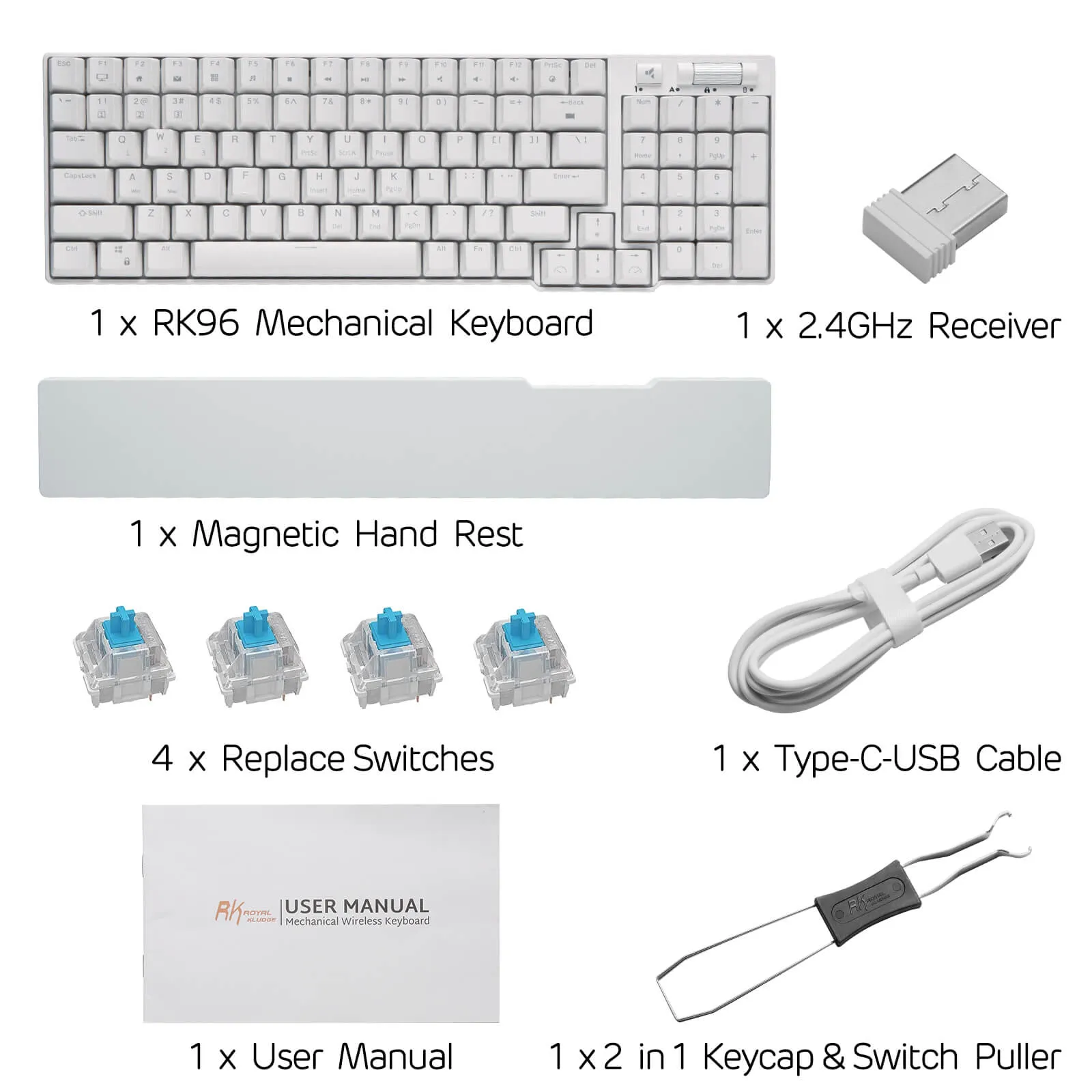 RK96 96% Wireless Mechanical Keyboard