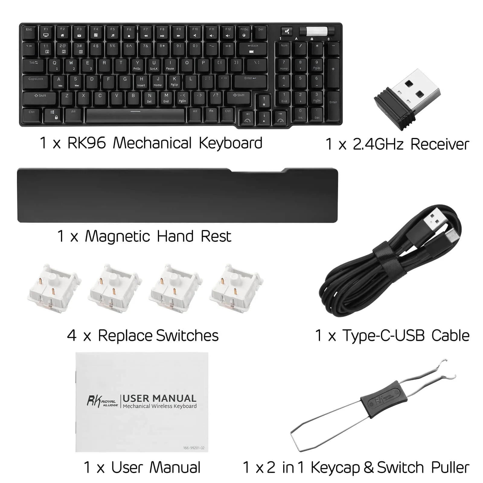 RK96 96% Wireless Mechanical Keyboard