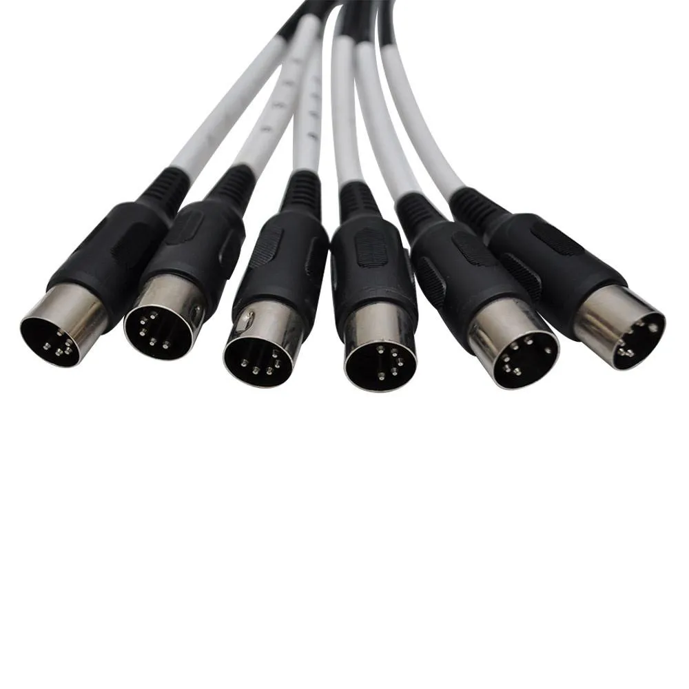 SAMI-6x20 - 6 Channel MIDI Snake Cable 20'