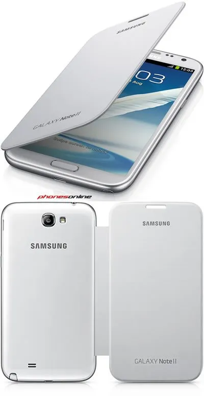 Samsung EFC-1J9FW Case White for Galaxy Note 2