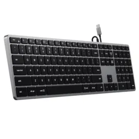 Satechi Slim W3 USB-C Wired Keyboard (Space Grey)