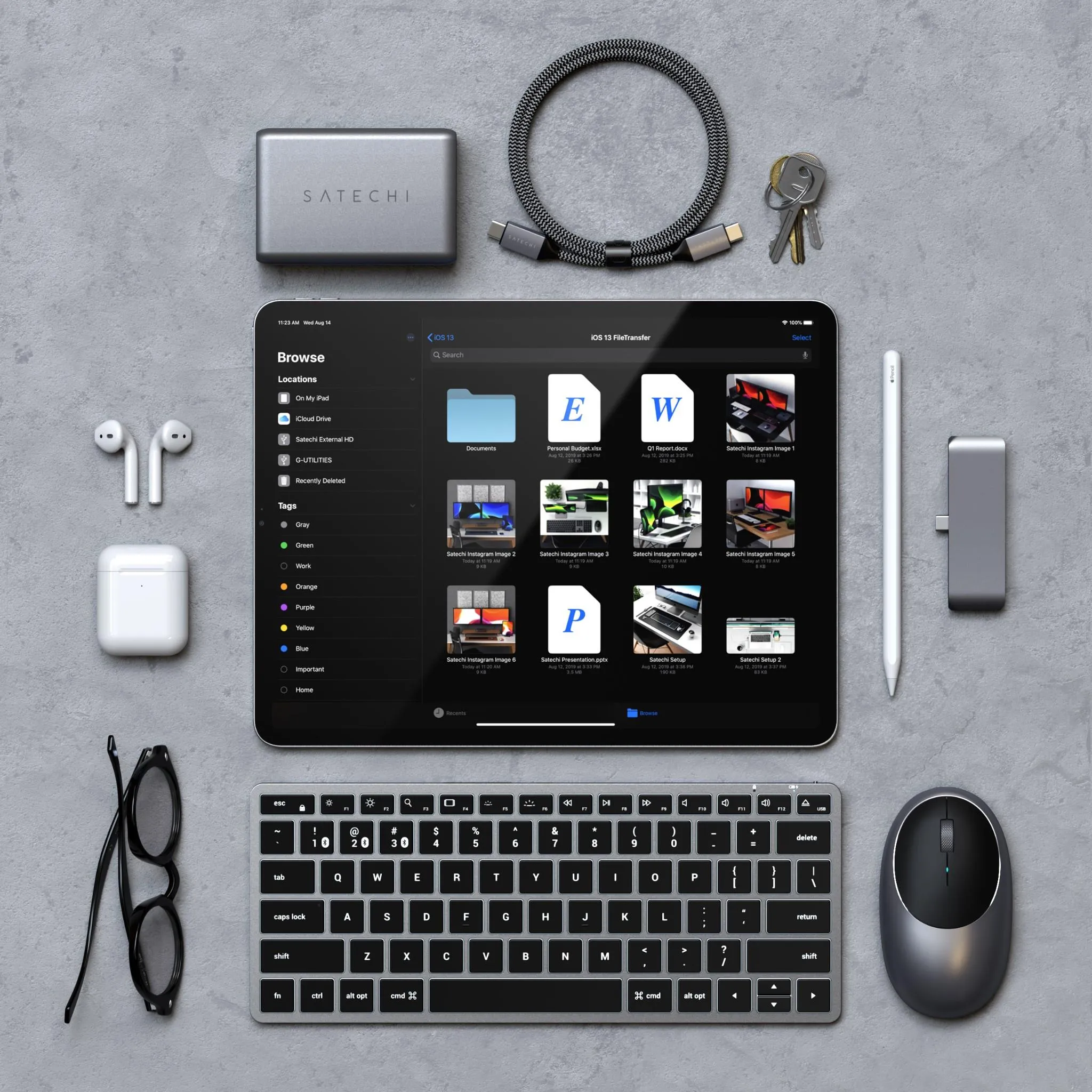 Satechi Slim X1 Bluetooth Keyboard for Mac (Space Grey)