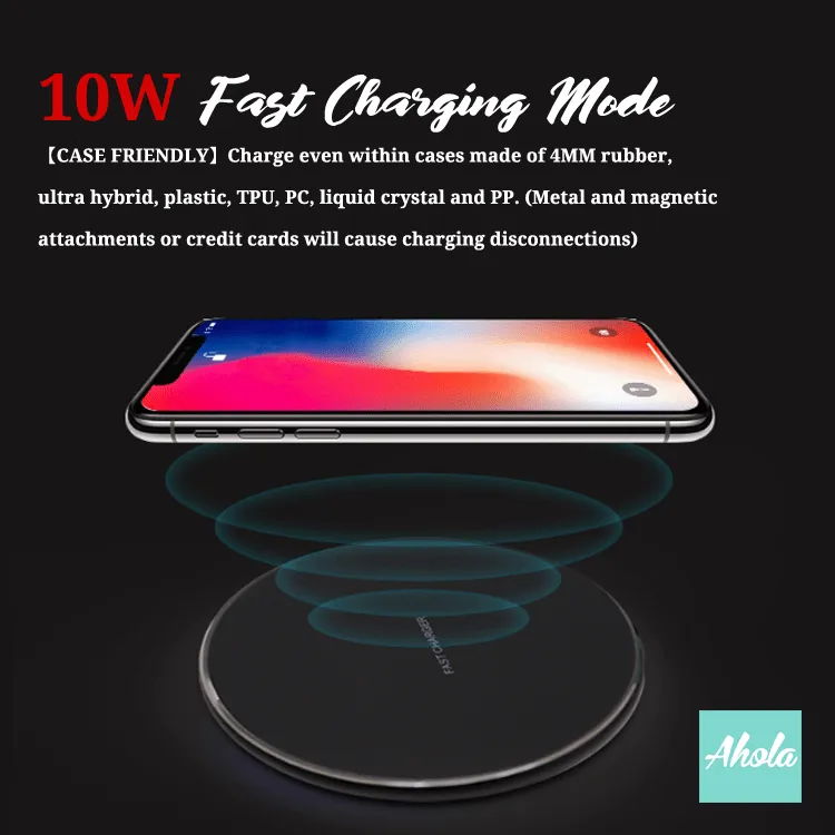 【Scandinavian Christmas】15W Ultra thin FastWireless Charger Pad 聖誕名字無線差電板