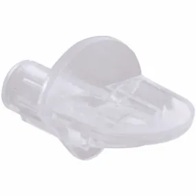 Shelf Support Peg, 5mm, Clear Plastic, 12-Pk.