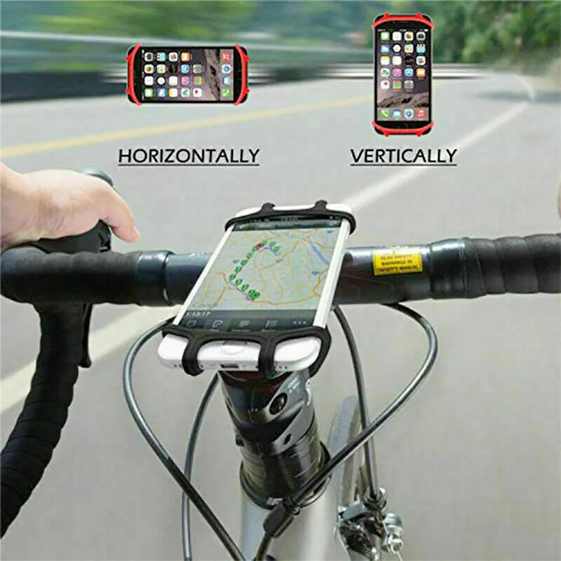 Silicone Phone Holder For Bikes / Motorbikes / Pushchairs - iPhone / Samsung