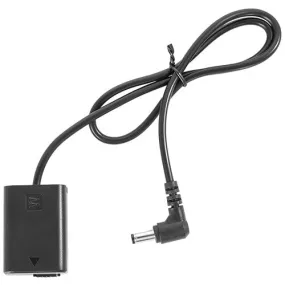 SmallRig 2.1mm DC Barrel DC5521 to NP-FW50 Dummy Battery 23.6-Inch Charging Cable | Model - 2921