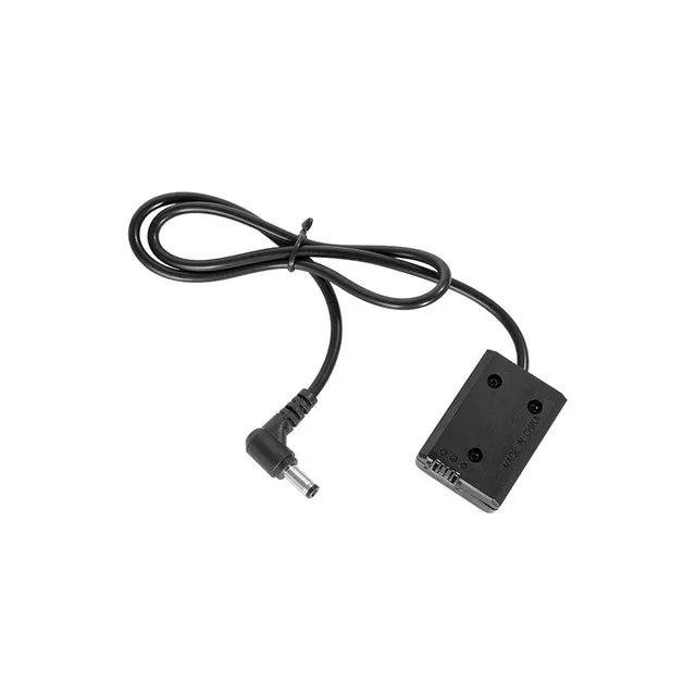 SmallRig 2.1mm DC Barrel DC5521 to NP-FW50 Dummy Battery 23.6-Inch Charging Cable | Model - 2921