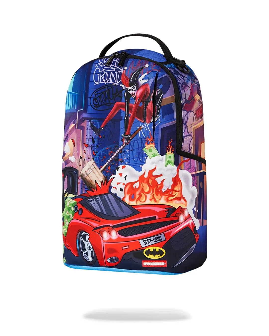 Sprayground DC Harley Car Smash DLXSR Backpack B6415