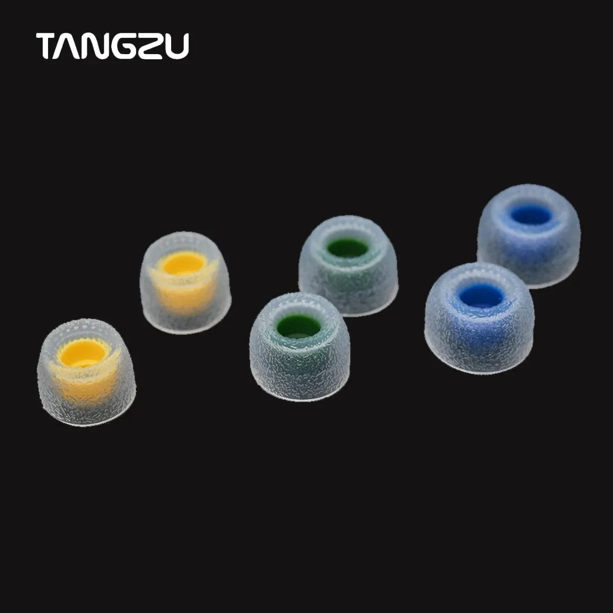 TANGZU Tang Sancai Wide Bore Version Tips 3 Pairs Full Set Silicone Eartips for Fudu WAN ER SG Princess Changle Earphone IEM