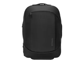 Targus 15.6” Mobile Tech Traveler EcoSmart Rolling Backpack (Black)