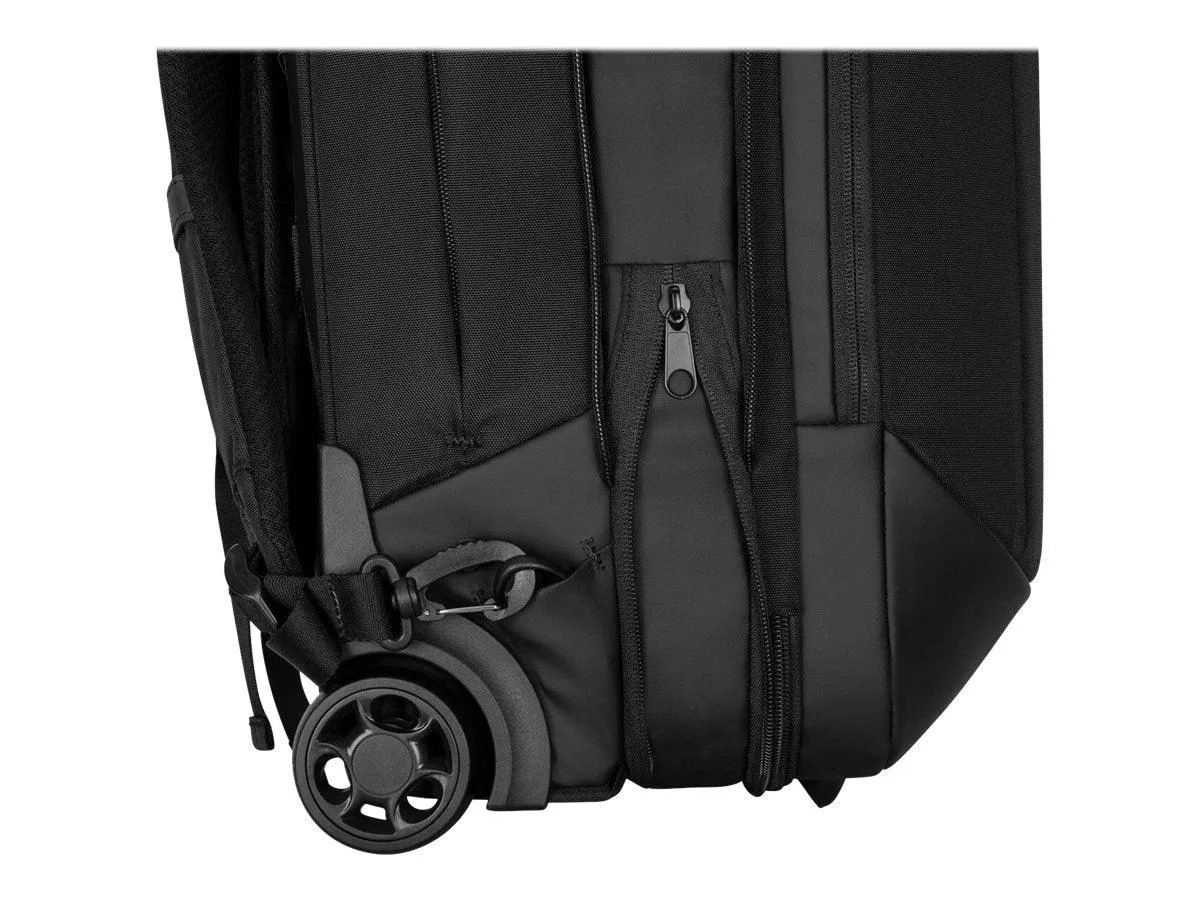 Targus 15.6” Mobile Tech Traveler EcoSmart Rolling Backpack (Black)