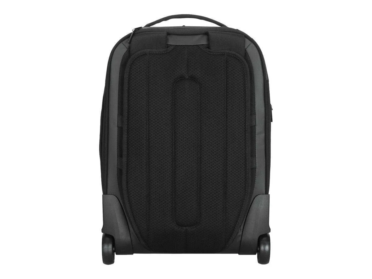 Targus 15.6” Mobile Tech Traveler EcoSmart Rolling Backpack (Black)