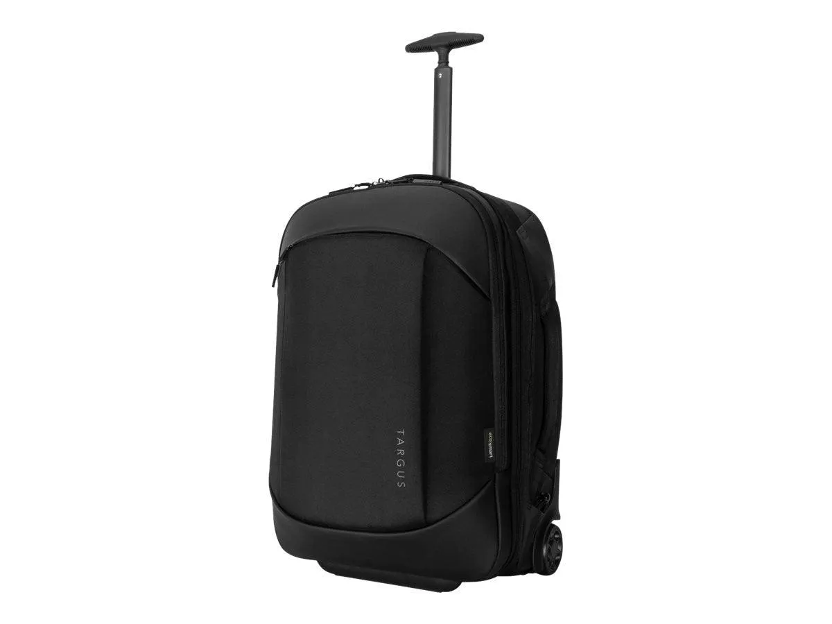 Targus 15.6” Mobile Tech Traveler EcoSmart Rolling Backpack (Black)