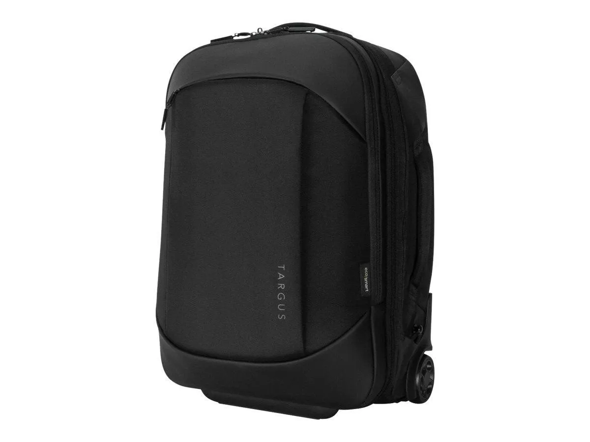 Targus 15.6” Mobile Tech Traveler EcoSmart Rolling Backpack (Black)