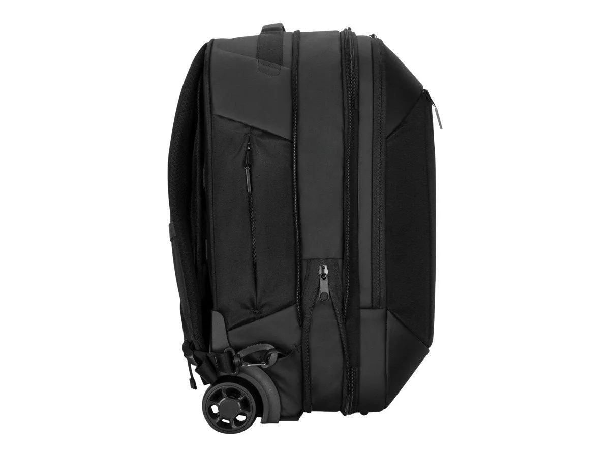 Targus 15.6” Mobile Tech Traveler EcoSmart Rolling Backpack (Black)