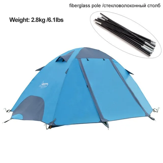 Tents with Carry Bag 2-3 Person Double Layer Backpack