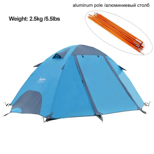 Tents with Carry Bag 2-3 Person Double Layer Backpack