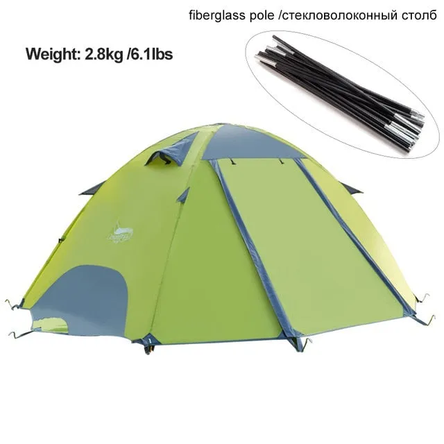 Tents with Carry Bag 2-3 Person Double Layer Backpack