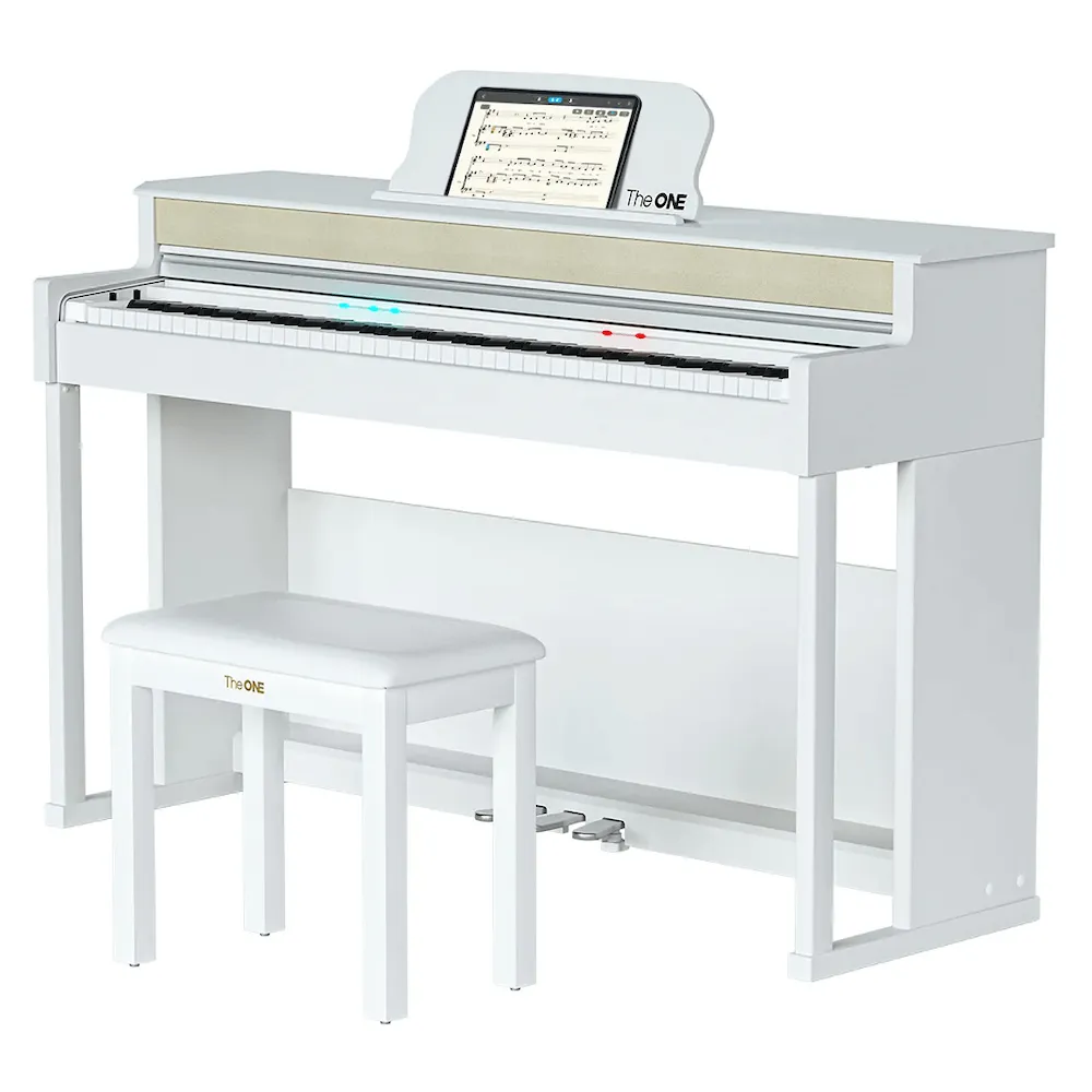 The ONE TOP1X Smart Piano, Graded Hammer Action Weighted Piano,Light up Home Piano for Pros