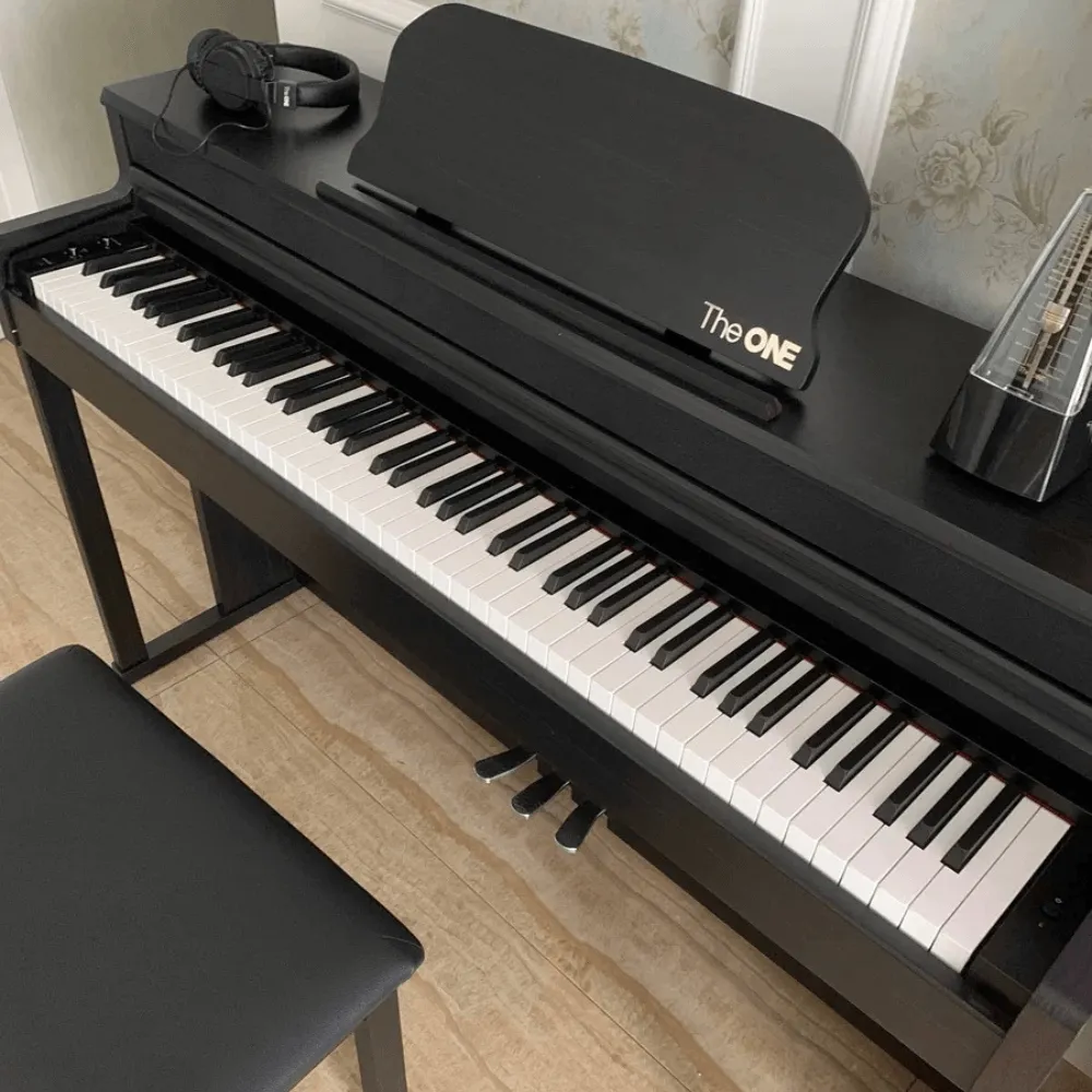 The ONE TOP1X Smart Piano, Graded Hammer Action Weighted Piano,Light up Home Piano for Pros