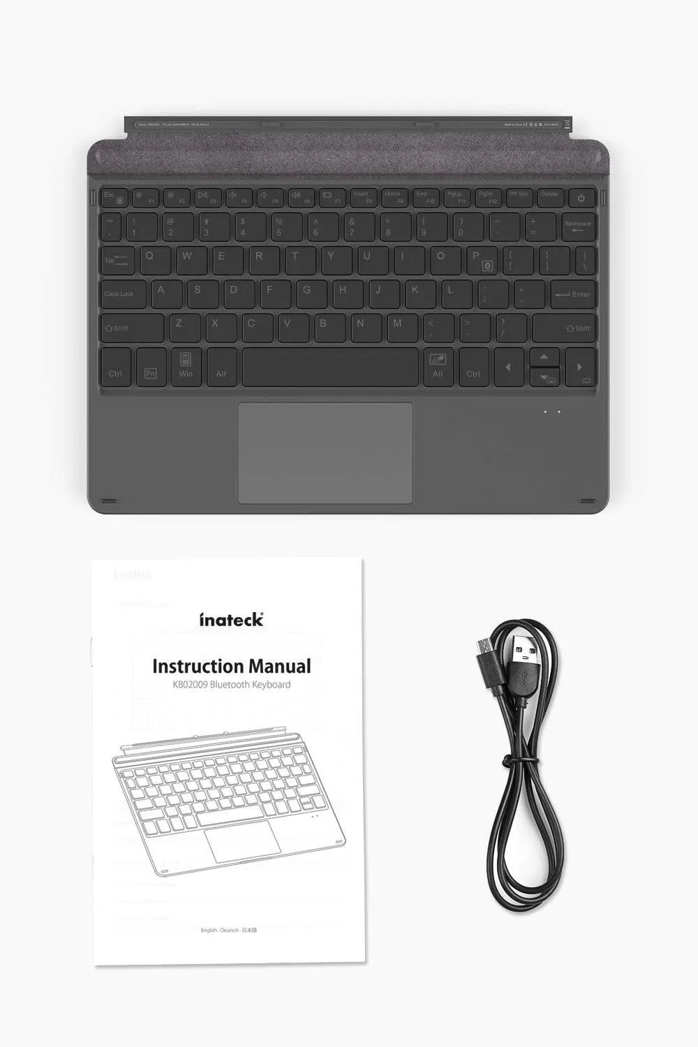 Ultra-slim Keyboard Cover for Surface Go, KB02009