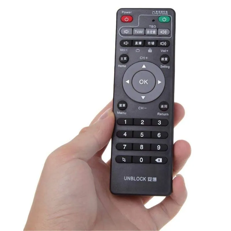 Unblock UBox Infrared Remote (Compatible With ALL Versions Including UBOX GEN 8 & GEN 9)