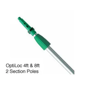 Unger 8ft OptiLoc 2 Section Telescopic Pole