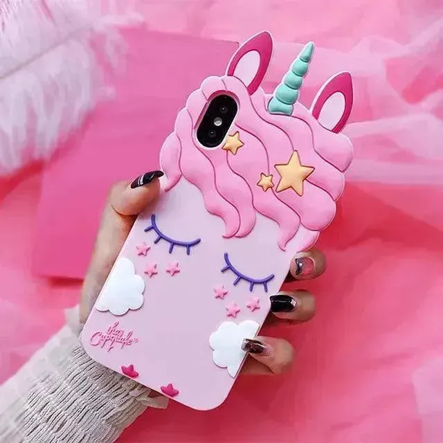 Unicorn Glitter Case (For iPhone)