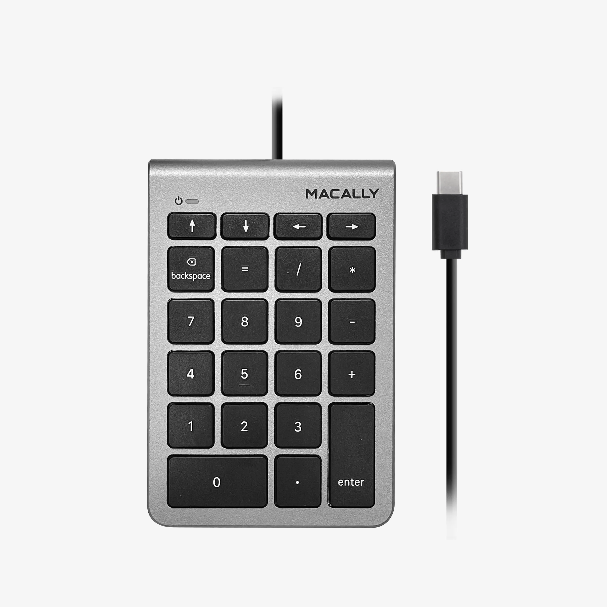 USB C Number Pad  | Easier Data Entry (Space Gray)