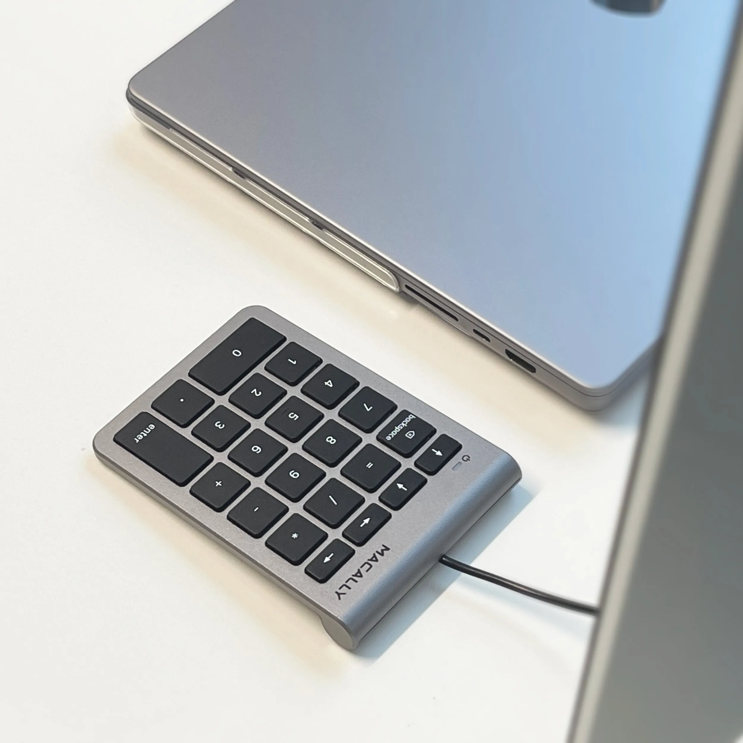 USB C Number Pad  | Easier Data Entry (Space Gray)