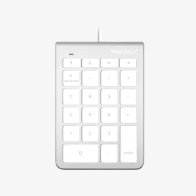 USB C Number Pad for Mac / PC | 10 Key with Arrow Keys (Aluminum)