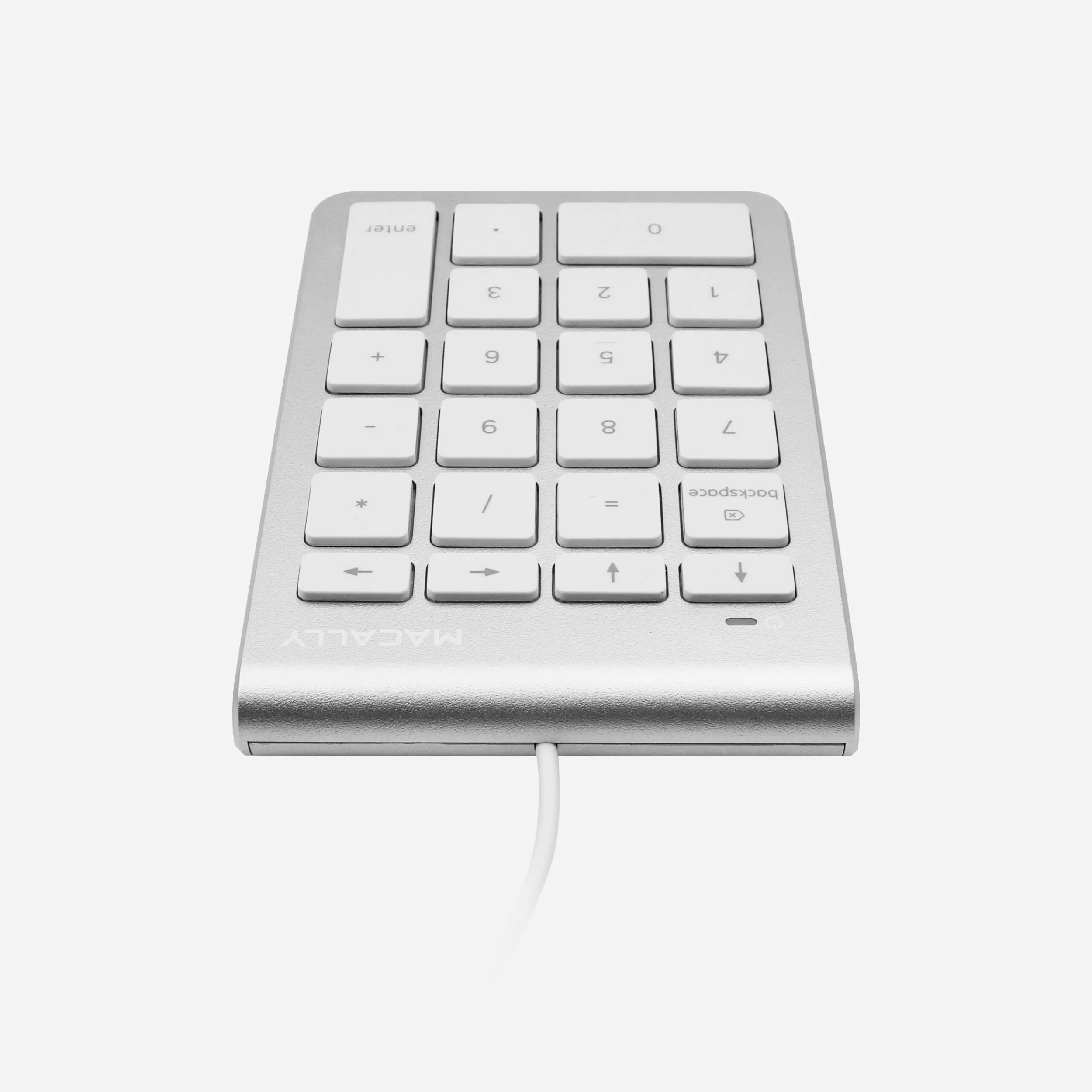 USB C Number Pad for Mac / PC | 10 Key with Arrow Keys (Aluminum)