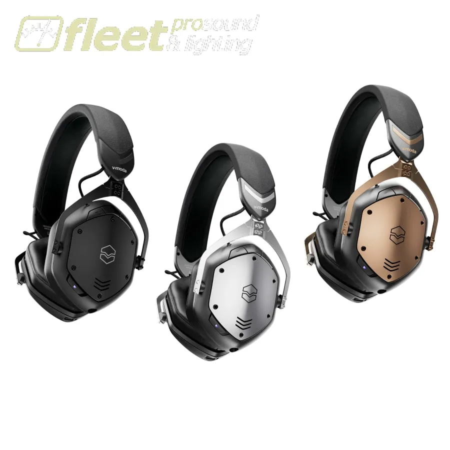 V-MODA XFBT3-GNBK Crossfade 3 Wireless Codex Gunmetal Black Bluetooth Headphones