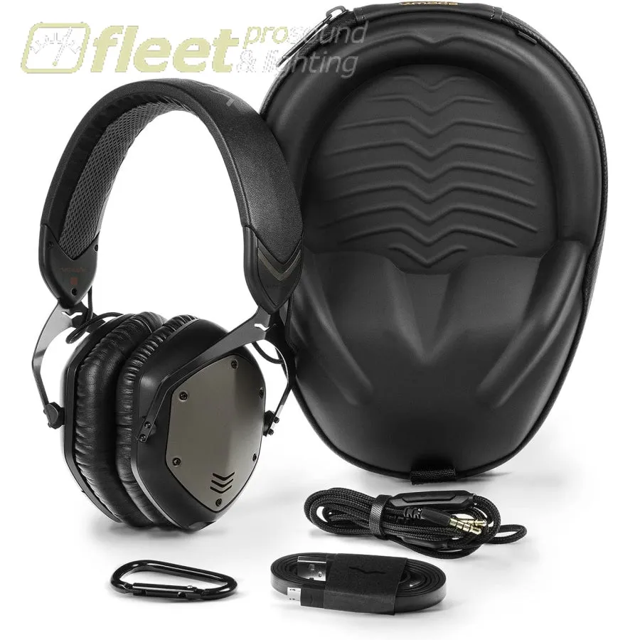 V-MODA XFBT3-GNBK Crossfade 3 Wireless Codex Gunmetal Black Bluetooth Headphones