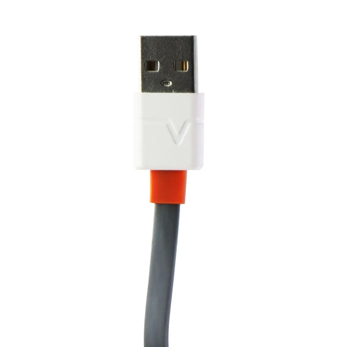 Ventev (3-Ft) Micro-USB and Lightning 8-Pin Switch Tip USB Cable - Gray/Orange