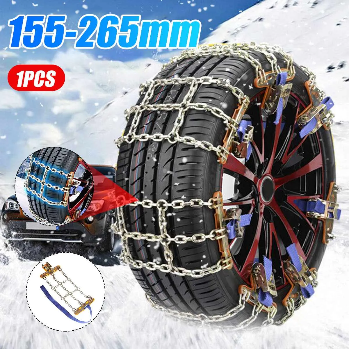 Wear-Resistant Anti Skid Car Tire Snow Chain