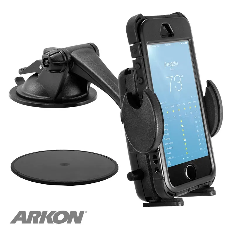 Windshield or Dash Mega Grip™ Phone Car Holder Mount for iPhone, Galaxy, and Note