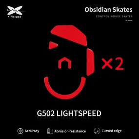 X-Raypad Obsidian Mouse Skates for Logitech G502 Lightspeed Wireless