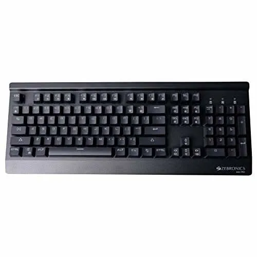 ZEBRONICS ZEB-MAX PRO MECHANICAL GAMING FULL SIZE KEYBOARD