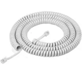 Zenith TH1025W Phone Coil Cord - 25&#039;,White