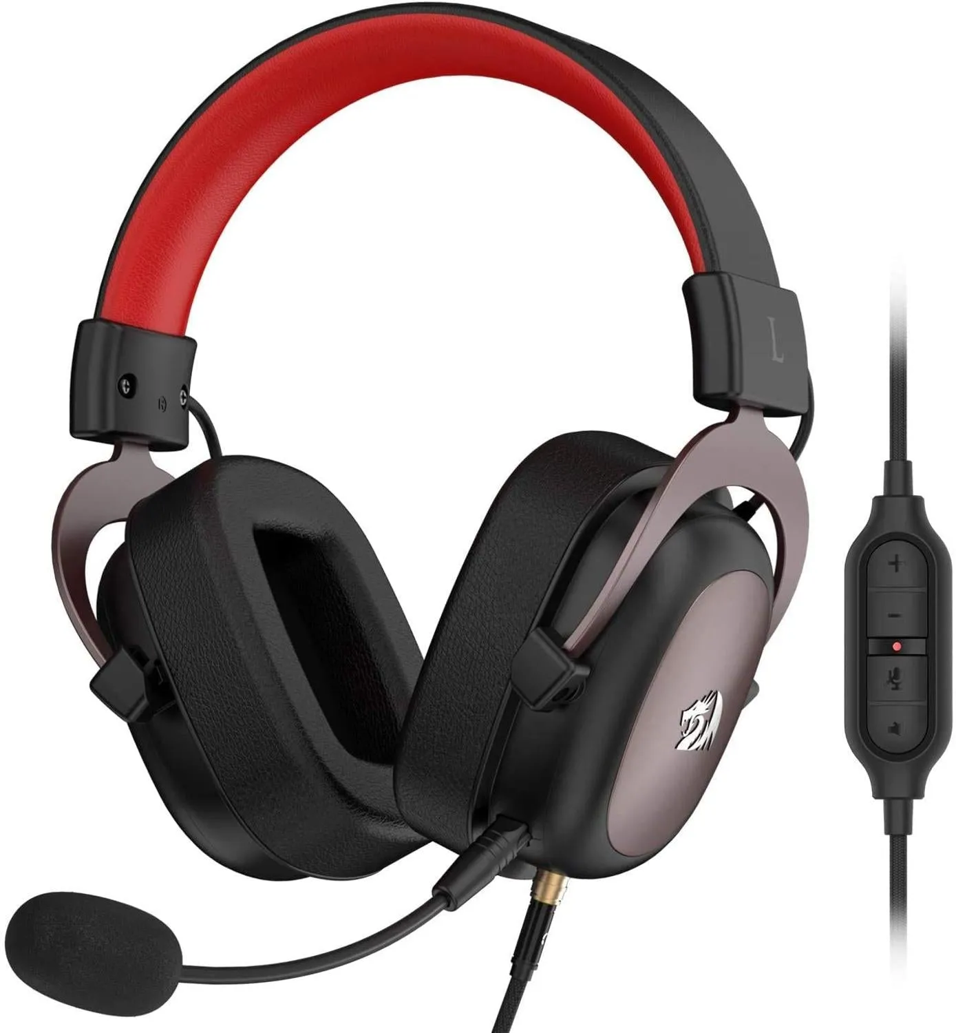 Zeus Wired Game Headphone - 7.1 Surround Stereo - Memory Foam Ear Pad Removable Microphone For PC/PS4 and Xbox One